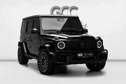 GCC SPECS WARRANTY + SERVICE - 2025 MERCEDES AMG G63 - CARBON INTERIOR + EXTERIOR PACK - PANORAMIC R