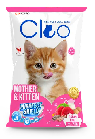 CLEO Mother & Kitten Dry Food 7 Kg Ocean Fish Flavor