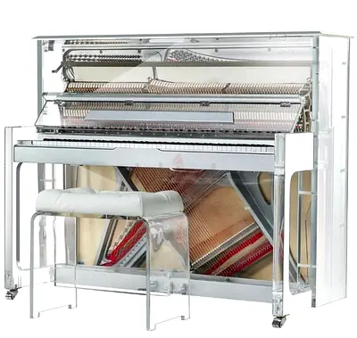 Steiner HU-125A Crystal Upright Piano