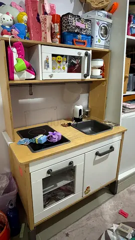 IKEA DUKTIG Kids Wooden Play Kitchen - Good Used Condition