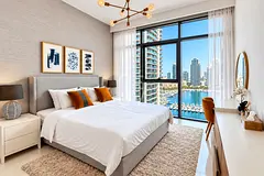 High Floor 1BR | Luxury Furnished | Sea View