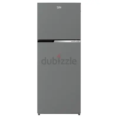 Beko Top Freezer Refrigerator - Silver, Good Condition