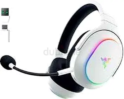 Razer Barracuda Chrome X Wireless RGB Gaming Headset - White (with Mic)