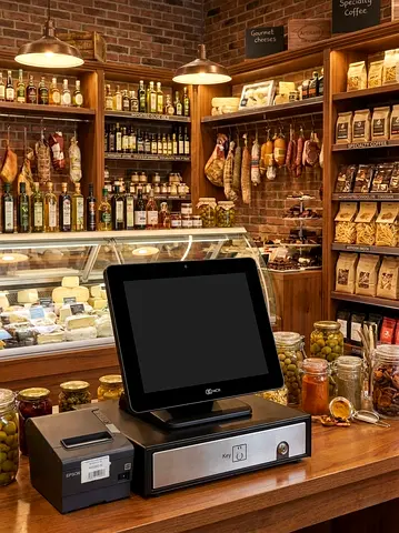Used POS System with Receipt Printer and Cash Drawer - Good Condition