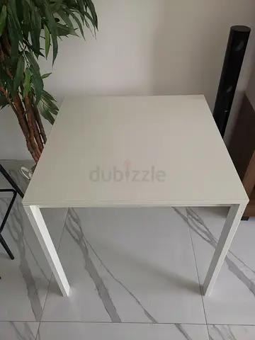 white square table 70*70 clean modern design