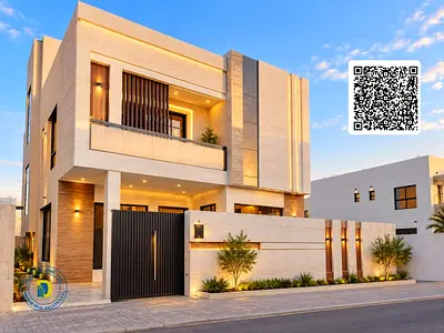للبيع بسعر يشمل رسوم التسجيل فيلا 6 غرف مع روف بموقع مميز خلف حديقة الحمدية بمنطقة الياسمين عجمان