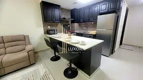 Furnished Studio | Private balcony | Deal of the day l 12 Cheques