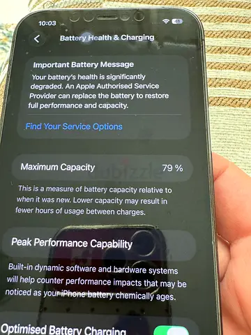 iPhone 12 Pro Max with 79% Battery Health — Good Working Condition
