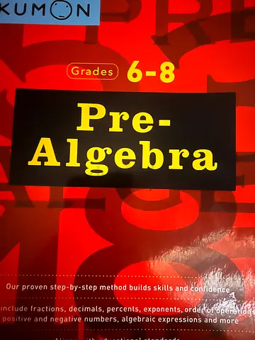 Pre algebra 6-8