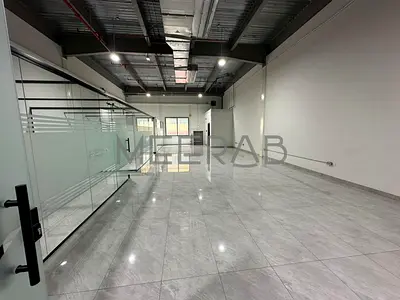Warehouse | With Fitted Glass Partitions & Fitted Floor With Tiles | Ready for Office Use