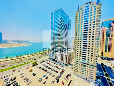 Chiller free | Enjoy Sea View | Living | 1BR +2 Balcony | 15 Days Free | All Amenities free