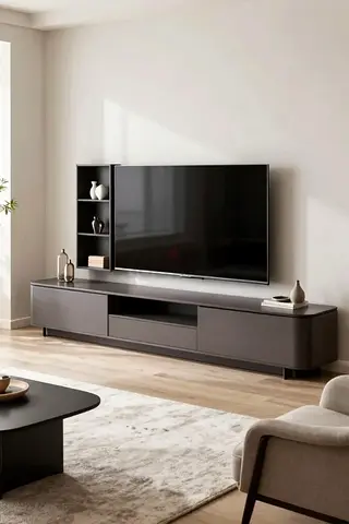 Modern Minimalist Entertainment Center