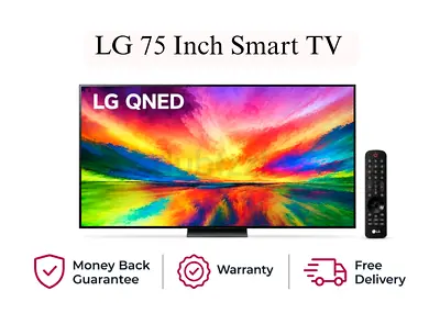 LG 75 Inch QNED81 4K Smart TV | 75QNED816RA | Free Delivery