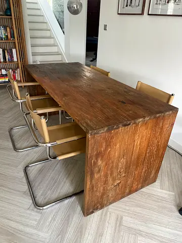 Sturdy Solid Wood Bar Table