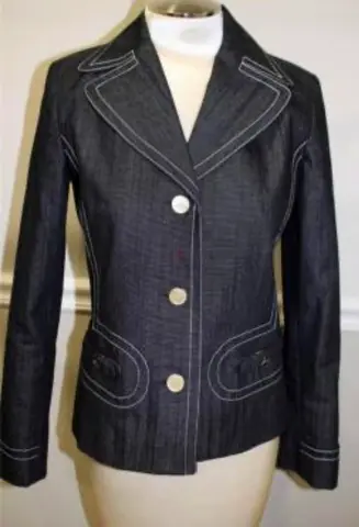Authentic Cole Haan Ladies Cotton Blazer Jacket