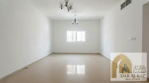 1 Bedroom Hall Apartment Al Taawun Sharjah Dubai Exit Balcony Open View Central AC Free Maintenance No Deposit Sandy Parking Available