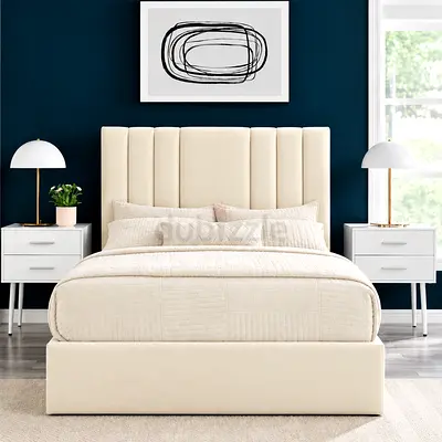 Cream New Twin size bed including mattress good quality twin bed