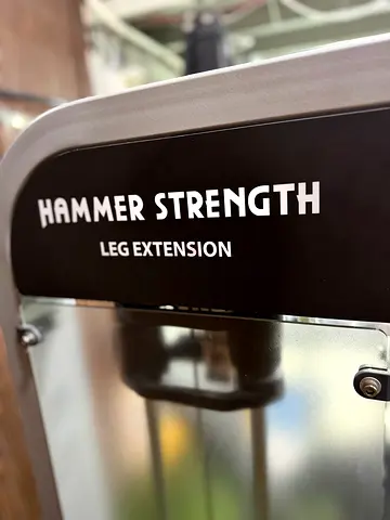 Hammer Strength Leg Extension Machine - Commercial Gym Equipment