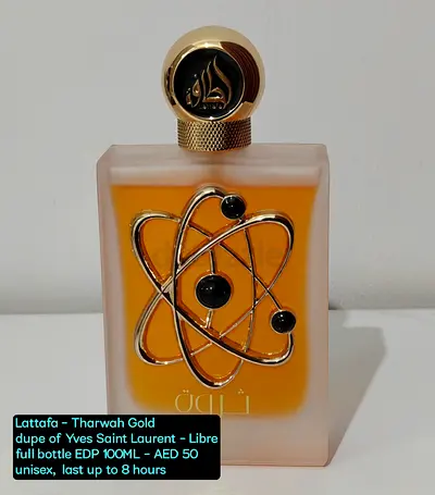 Lattafa Tharwah Gold 100ml - YSL Libre Dupe