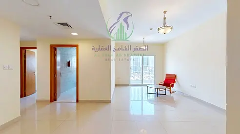Two Bedroom Apartment for Annual Rent in Al Taawun Sharjah with Balcony Built In Wardrobes and Parking