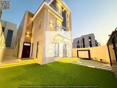 Corner villa with high-quality personal finishing, featuring 6 bedrooms and a roof terrace; 3,500 sq. ft. Price includes registration and ownership fe