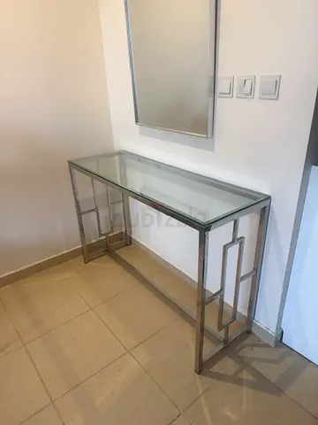 Side / Lobby table in glass