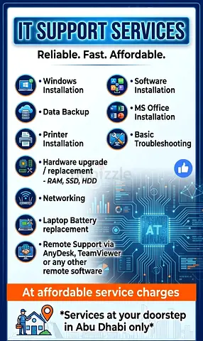 IT Support Services, Software Installation, New Device Setup, Data Backup and Migration