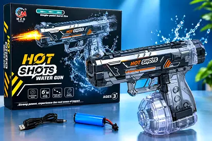 Hot shots Water Guns for Kids, Automatic Squirt