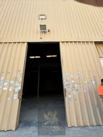 Warehouse in Industrial Area 18 on the main road, total area 3,900 sq. ft., including 2,300 sq. ft. ground floor and 1,600 sq. ft. upper floor, with o