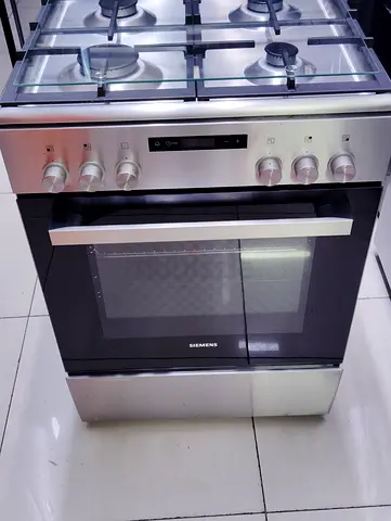 Siemens 4-Burner Gas Cooker with Oven electric- Stainless Steel
