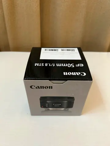 Canon camera lens EF 50mm f/1.8stm