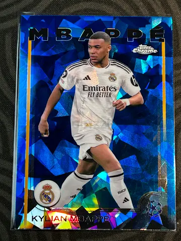 Kylian Mbappé Topps Chrome Sapphire #1 – Real Madrid