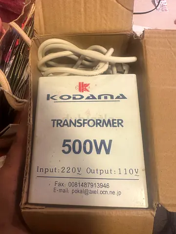 Kodama 500W Voltage Transformer (220V to 110V) - Used