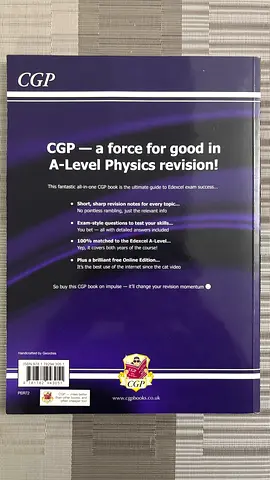 CGP Edexcel A-Level Physics Revision Book