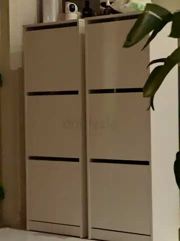 Bissa shoe cabinet, each can store 12 pcs. Used for 4 months, in new great condition and clean.