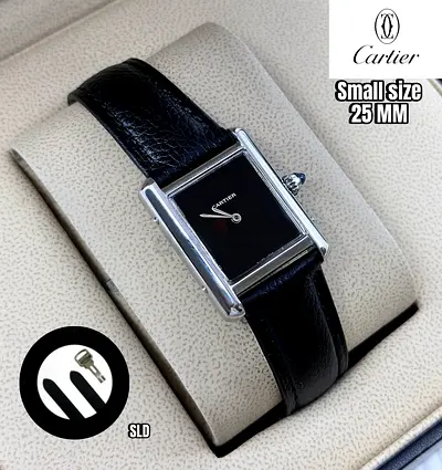Cartier tank womens quartz watch