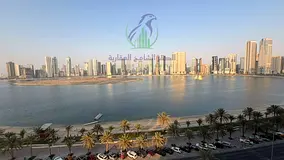 Three Bedroom Apartment for Annual Family Rent in Al Mamzar, Direct Sea View Throughout, Spacious La