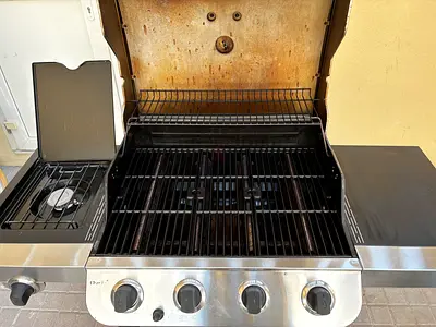 Barbecue gas