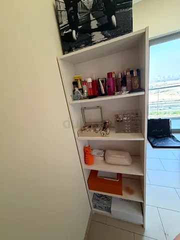 White Multi-Purpose 5-Tier Bookshelf