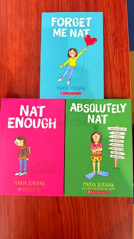 Maria Scrivan Nat series — Forget Me Nat, Nat Enough, Absolutely Nat (set of 3)