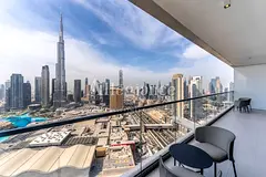 Steps from Dubai Mall | Furnished 2BR, Burj View