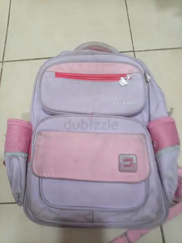 Light Pink/Purple School Backpack - Used, Good Condition