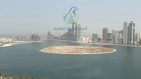 Three rooms for rent in Al-Taawun, in a prime, vibrant location—featuring a sea view, a living roo
