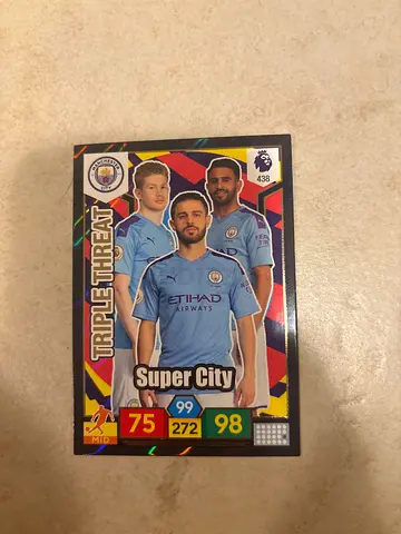 Panini Adrenalyn XL Manchester City Triple Threat Trading Card