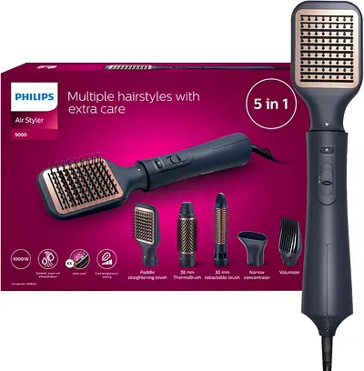 Philips Air Styler 5-in-1 Paddle Hair Brush
