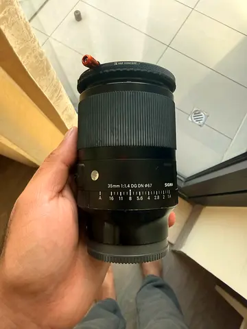 Sigma 35mm F1.4 DG DN with ND filter plus polarizer