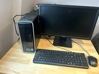 Monitor with Keyboard