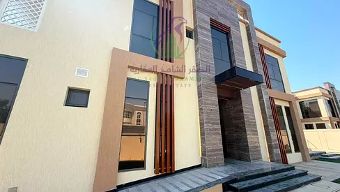 Brand New Villa for Annual Rent in Al Qouz Sharjah 5 Master Bedrooms Covered Parking Modern Finishing