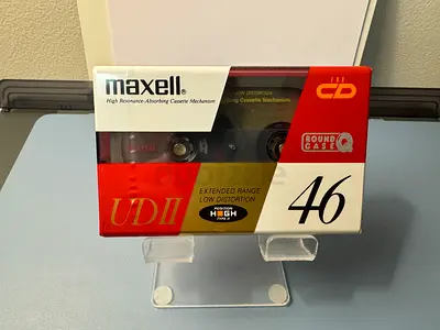 Maxell 46 UD II Chrome Cassette New