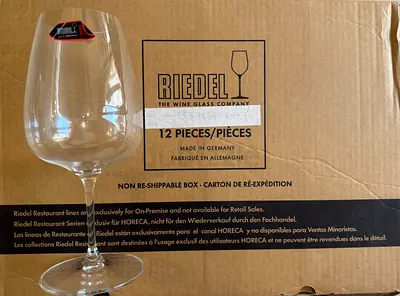 Set of 12 Riedel Restaurant Wine Glasses - Made in Germany